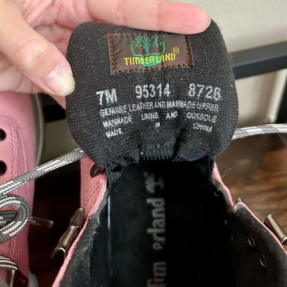 RARE Y2K 💖 Timberland Hiker Boots Size 7 - Picture 7 of 8